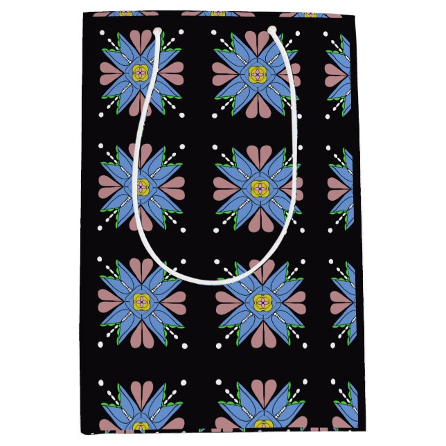 Sacola de Presente Estrela azul Mittlere Geschenktüte (Vorderseite)