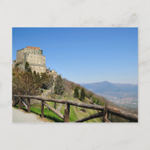 Sacra di San Michele bekannt seit dem 12. Jahrhund Postkarte
