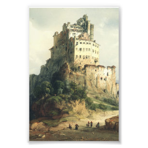 Sacra di San Michele Kloster Alpine Kunst Fotodruck