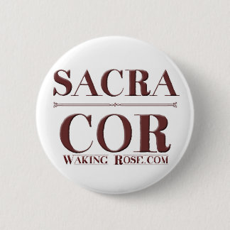 Sacra-Herzknopf Button