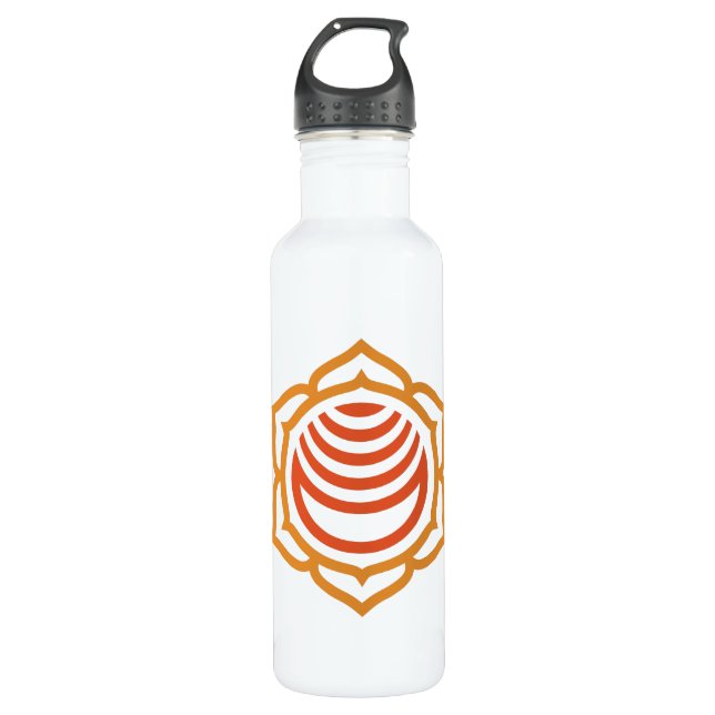 Sacral Chakra Energy Edelstahlflasche (Vorderseite)