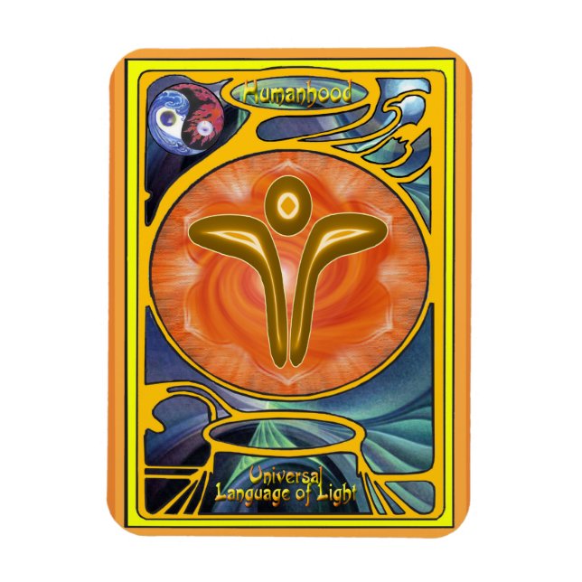 Sacral Chakra - Menschheit Magnet (Vertikal)