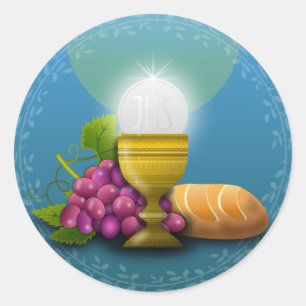 Sacrament-Aufkleber Runder Aufkleber