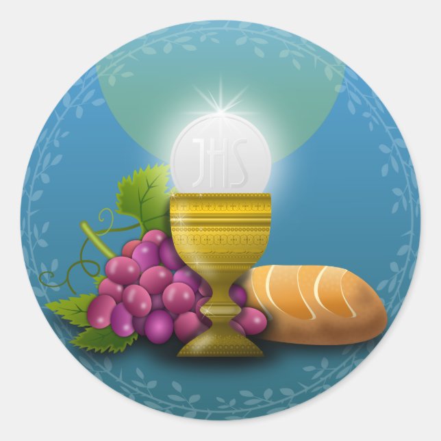 Sacrament-Aufkleber Runder Aufkleber (Vorderseite)