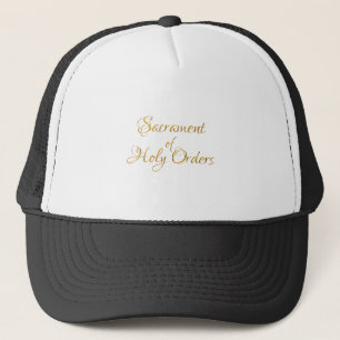Sacrament of Holy Orders Golden 3D Look Truckerkappe