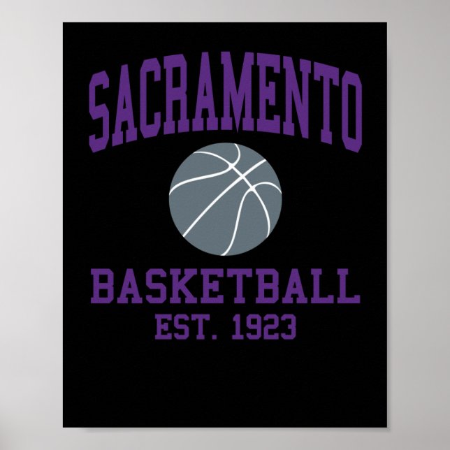 Sacramento Basketball Poster (Vorne)