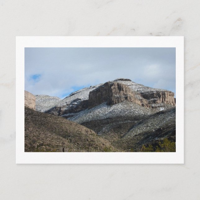 Sacramento-Berge - Winter 2020 Postkarte (Vorderseite)