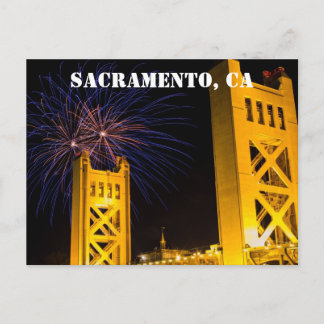 Sacramento, CA Postkarte