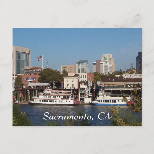 Sacramento, CA Postkarte (Vorderseite)