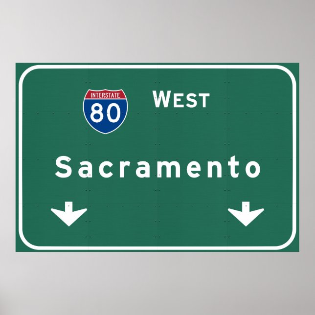 Sacramento California Autobahn : Poster (Vorne)