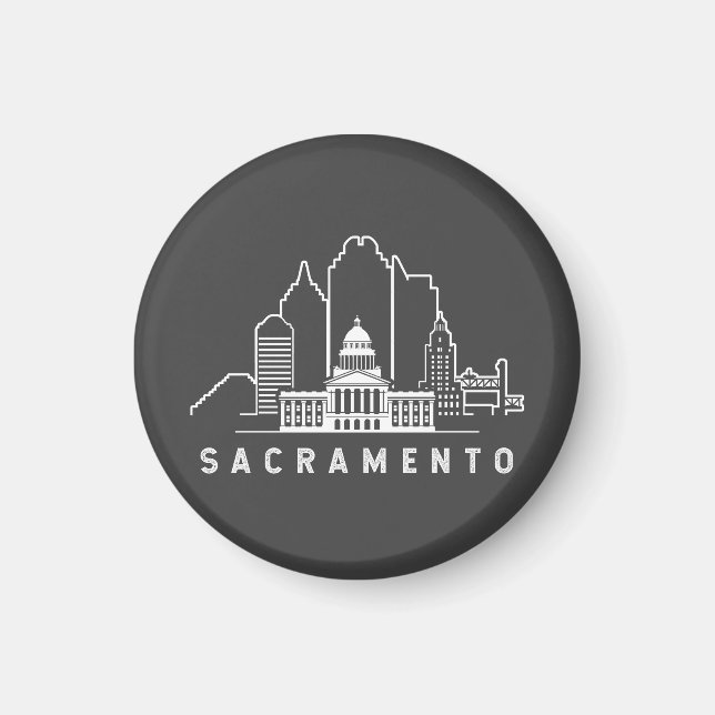 Sacramento California Magnet (Vorne)