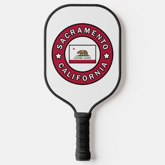 Sacramento California Pickleball Schläger (Vorderseite)