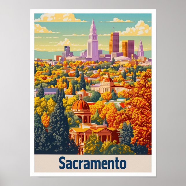 Sacramento California Poster (Vorne)