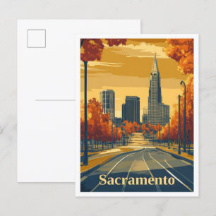 Sacramento California Postkarte