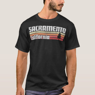 Sacramento California Retro Style Vintager 70er 80 T-Shirt