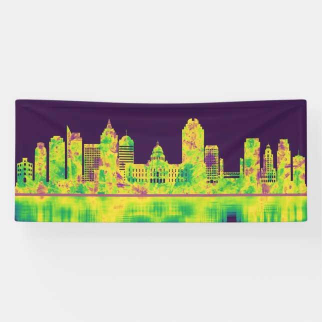 Sacramento California Skyline Banner (Horizontal)