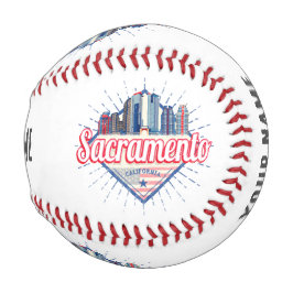 Sacramento California United Staaten Skyline USA Baseball