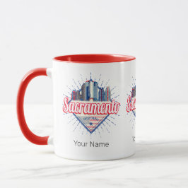 Sacramento California United Staaten Skyline USA Tasse