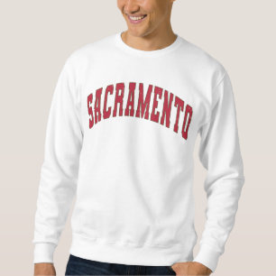 Sacramento California Vintage Uni Stil Sweatshirt