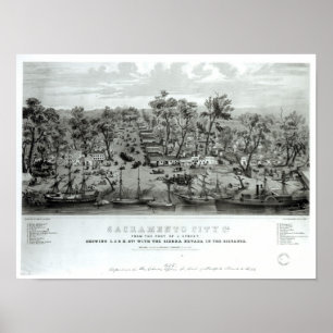 Sacramento City, Kalifornien Poster