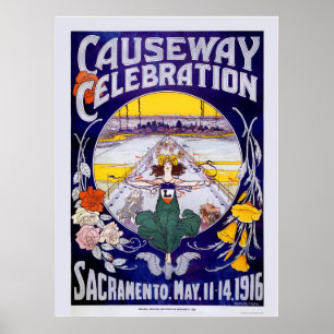 Sacramento-Damm-Feier Poster