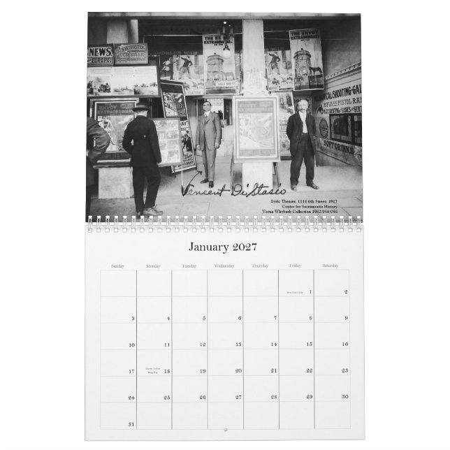 Sacramento-Film-Paläste Kalender (Jan 2027)