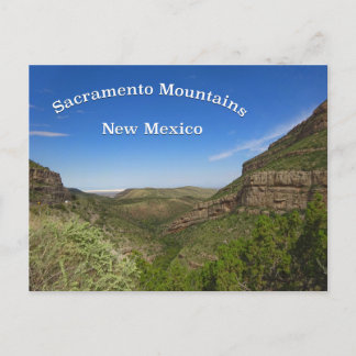 Sacramento-Gebirge in der Nähe von Hochwalzen, New Postkarte