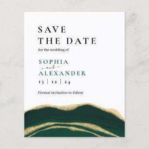 Sacramento Green Aga Save the Date Karte