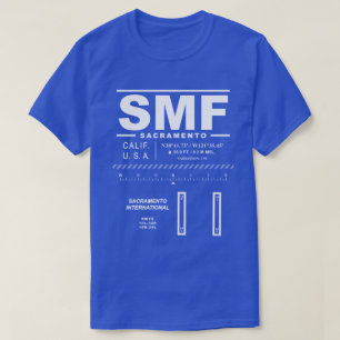 Sacramento International Airport SMF T - Shirt