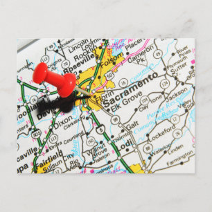 Sacramento, Kalifornien Postkarte