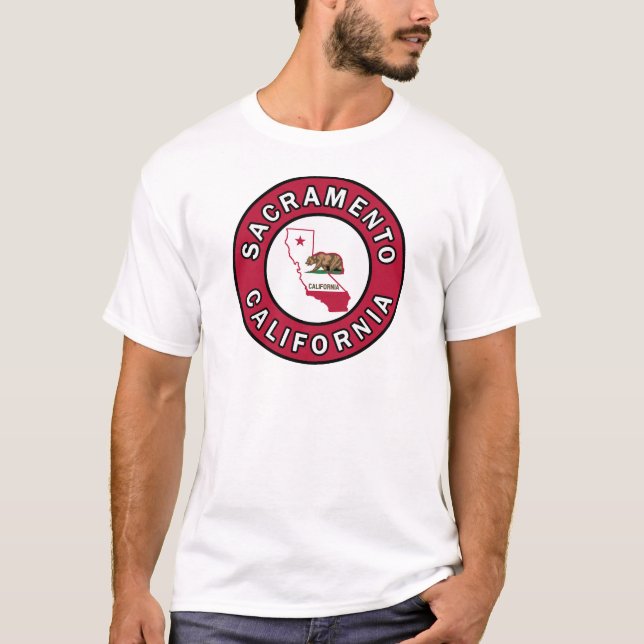 Sacramento Kalifornien T-Shirt (Vorderseite)