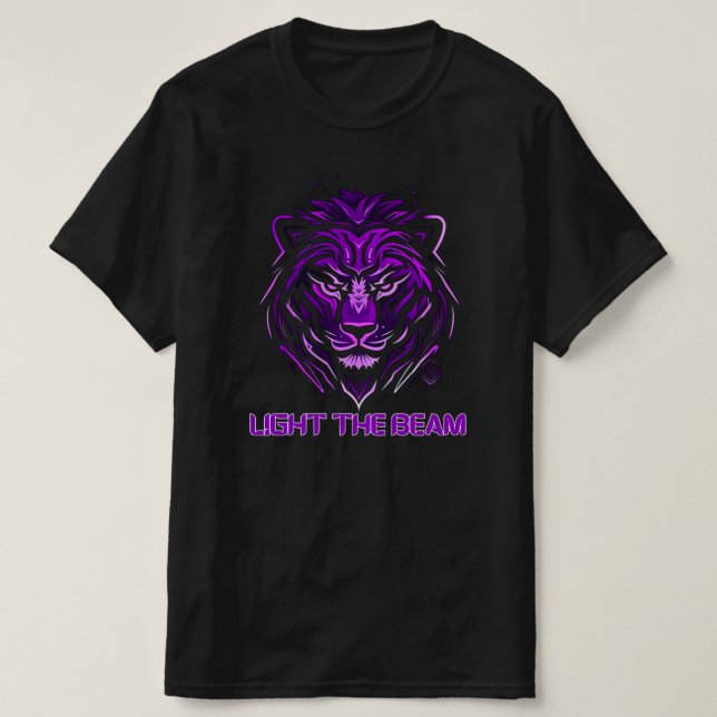 Sacramento Kings zündet die Beam Lion an T-Shirt (Design vorne)
