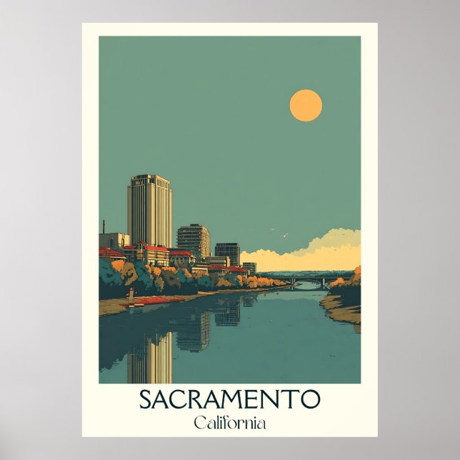 Sacramento Kunst, Dichtung und Musik | Staat Haupt Poster (Vorne)