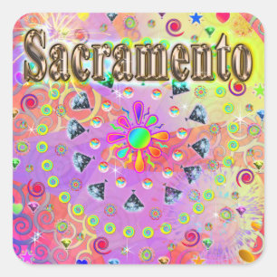 Sacramento Lucky Golden Sticker