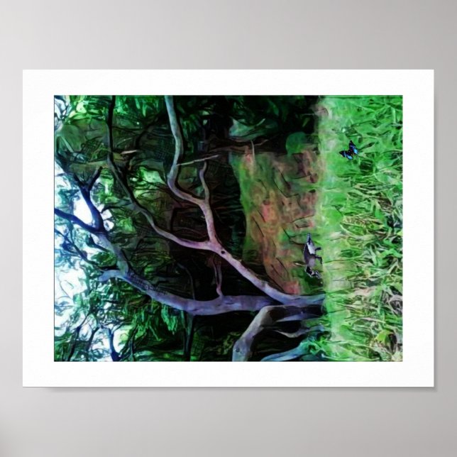 Sacramento River Forest Poster (Vorne)