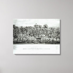 Sacramento-Stadt, Kalifornien Leinwanddruck