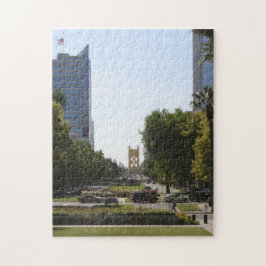 Sacramento: Tower Bridge von der Hauptstadt Mall Puzzle