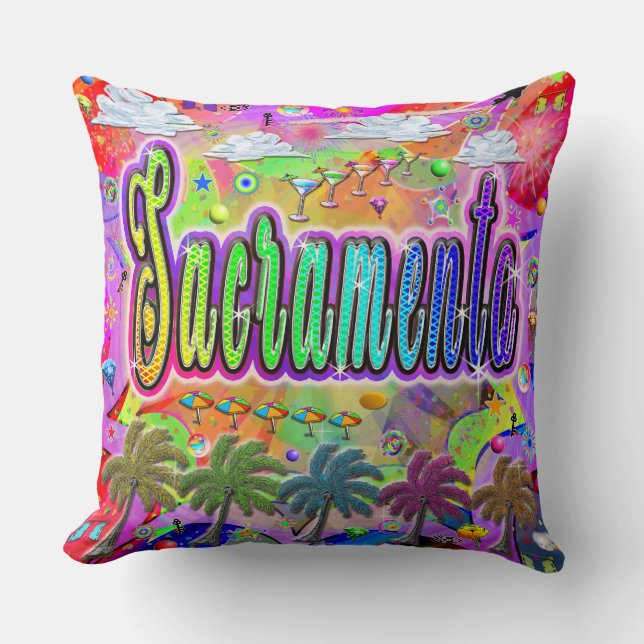 Sacramento Vista Express Pillow Kissen (Vorderseite)