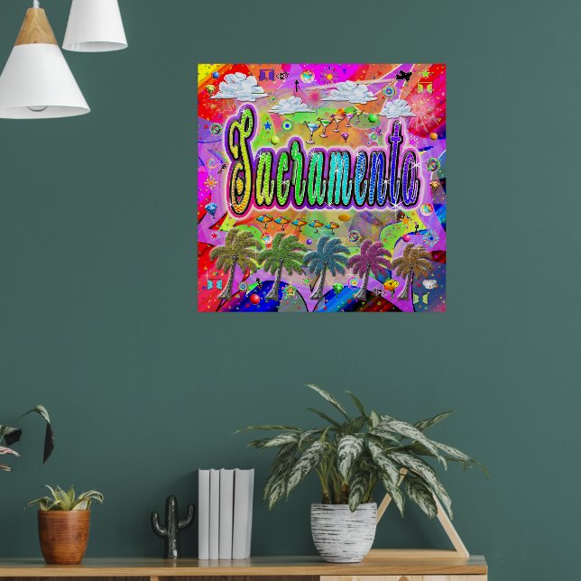 Sacramento Vista Express Poster (Wohnzimmer 1)