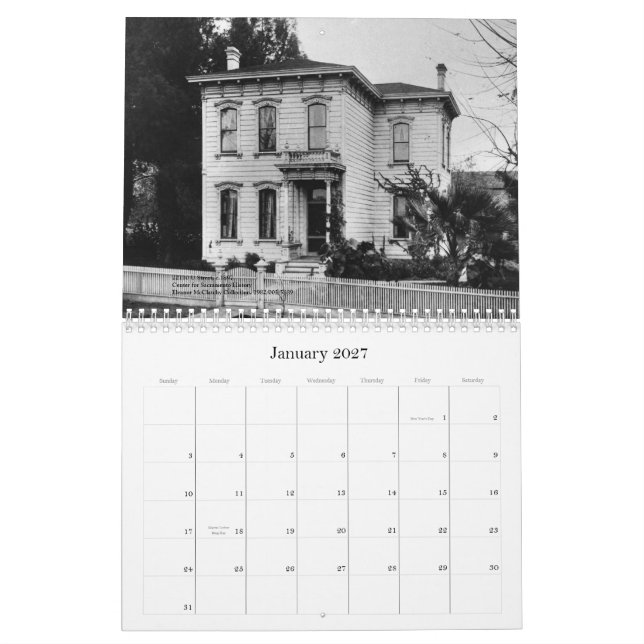 Sacramento-Wohnsitze Kalender (Jan 2027)