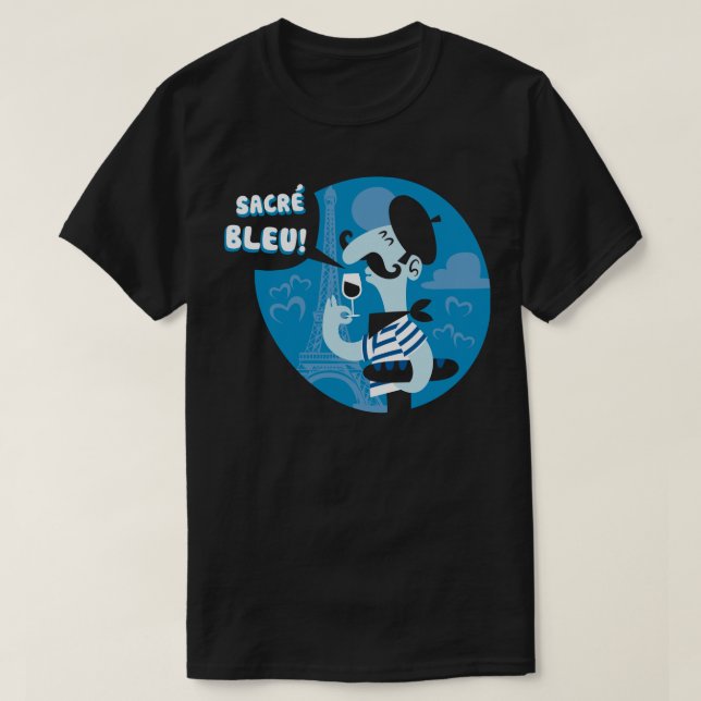 Sacre Bleu T-Shirt (Design vorne)