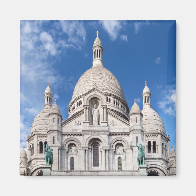 Sacre Coeur auf dem Montmartre-Hügel - Paris, Fran Magnet (Vorne)