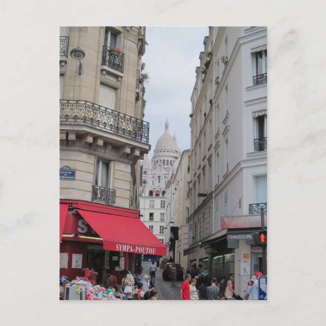 Sacre Coeur Basilica Dome, Paris Postkarte (Vorderseite)