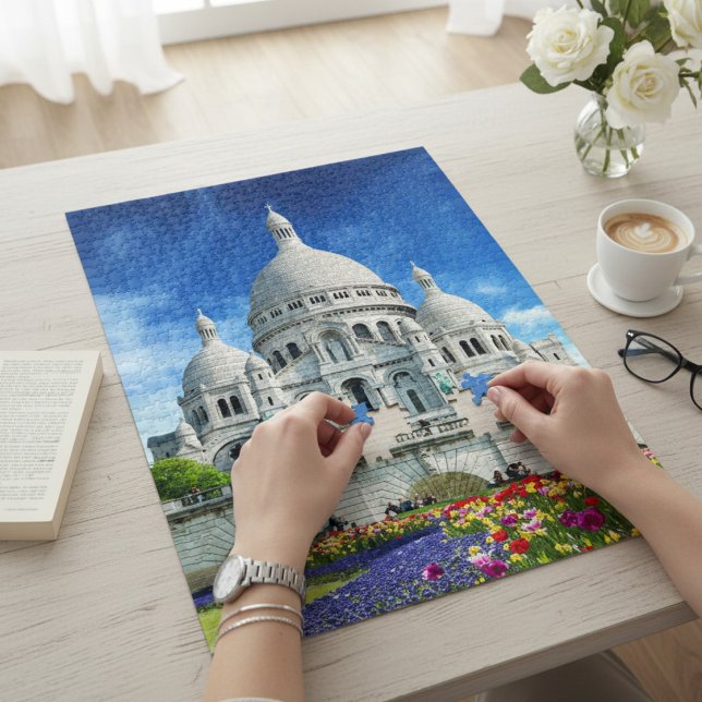 Sacre-Coeur Basilika Sommersonne Frankreich Puzzle (Von Creator hochgeladen)