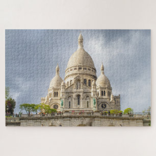 Sacre Coeur Basilique in Montmartre, Paris, Frankr Puzzle