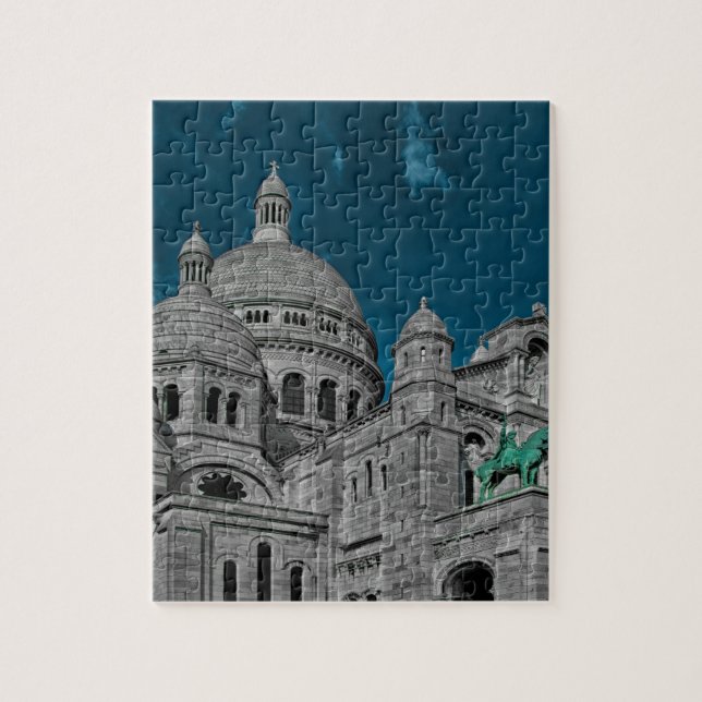 Sacre coeur in france puzzle (Vertikal)