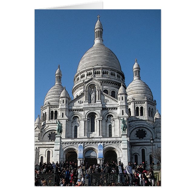 Sacré-Coeur, Montmartre, Paris, Frankreich (Vorne)