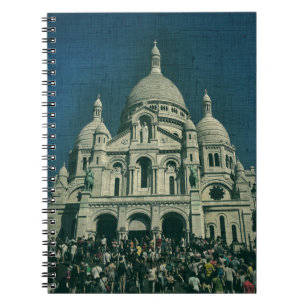 Sacré-Coeur Montmartre Paris Frankreich Architektu Notizblock