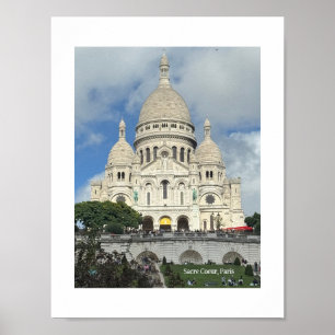 Sacre Coeur, Montmartre, Paris, Frankreich Poster