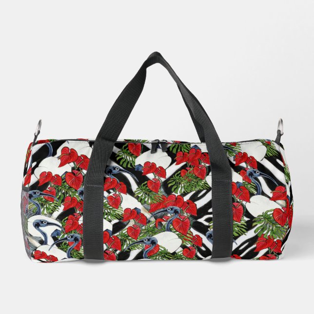 sacred Anthurium Duffle Bag (Rückseite)